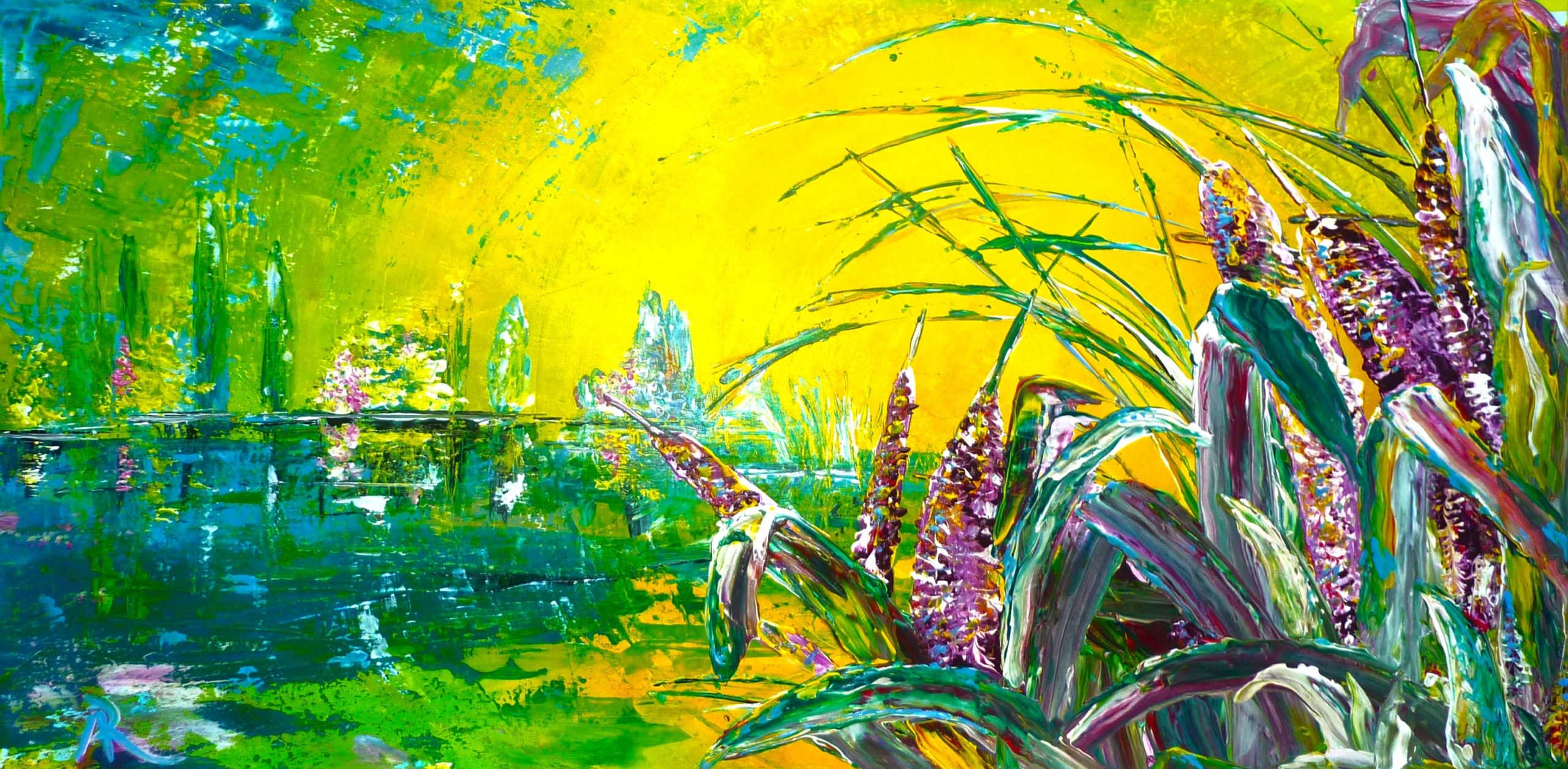 …noch ruht er still, der Seeeinwand – 50x100x4 – 2023 – 300,-€ –