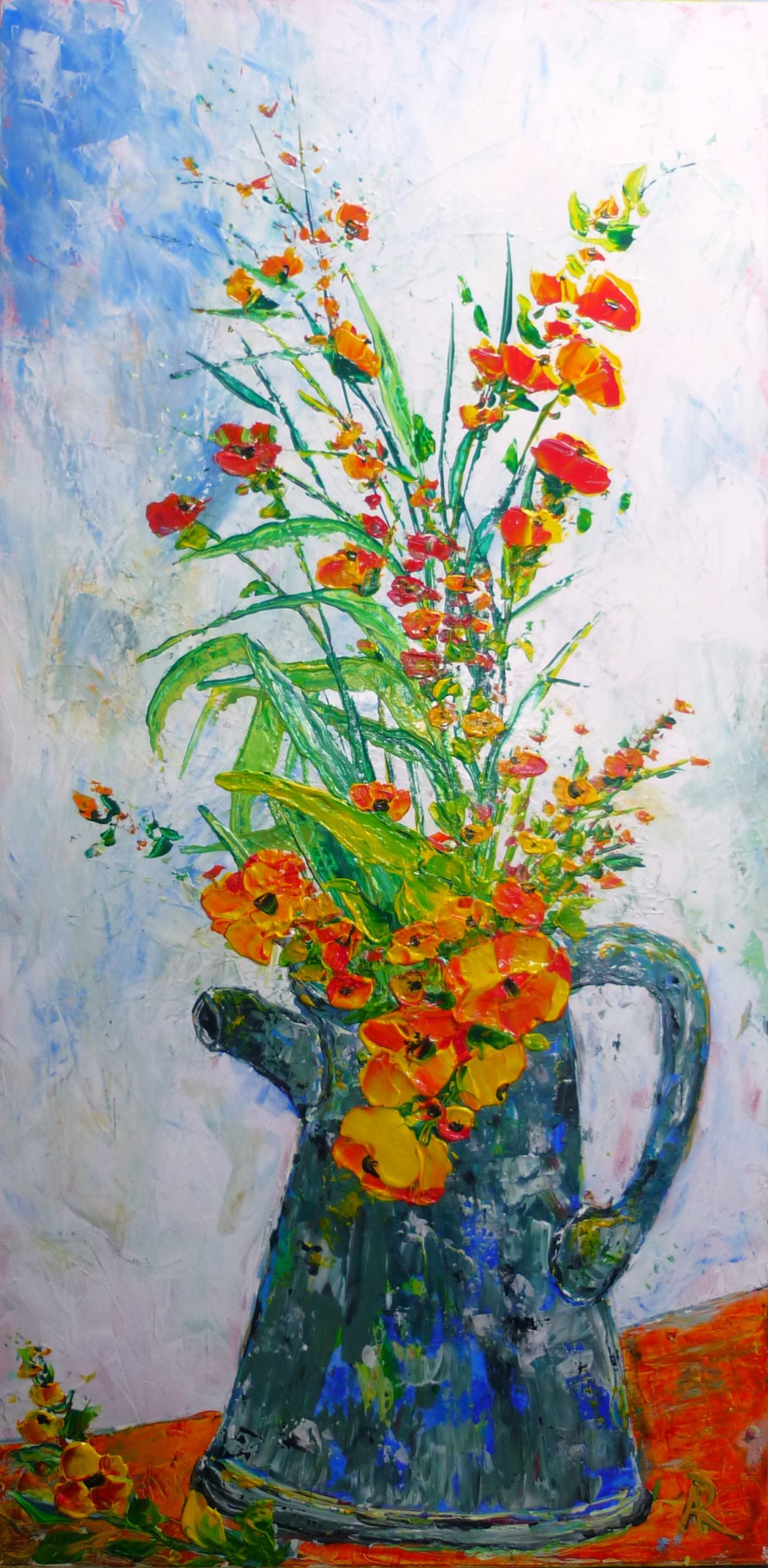 Blumen-Kanne